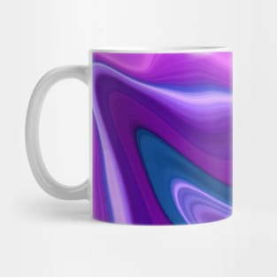 Purple abstract creative liquid flowing Mug